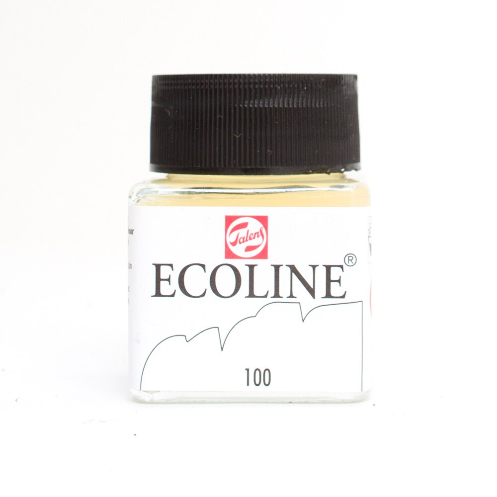 Ecoline, Liquid, Watercolor, 30ml, Jar, White